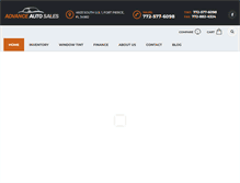 Tablet Screenshot of myadvanceautosales.com